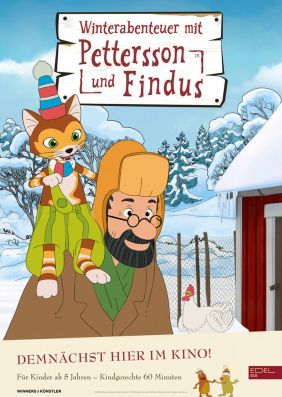 Plakatmotiv: Winterabenteuer mit Pettersson und Findus