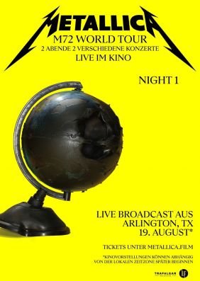 Plakatmotiv: Metallica: M72 World Tour Live From Arlington, TX - A Two Night Event DAY 1