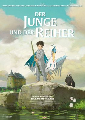 Plakatmotiv: Der Junge und der Reiher (The Boy and the Heron)